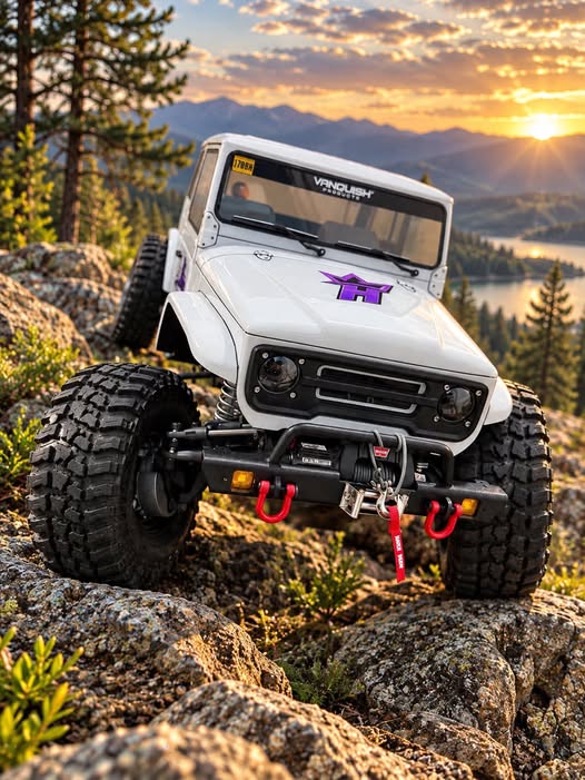 HypeHobby crawler on a rocky mountain trail